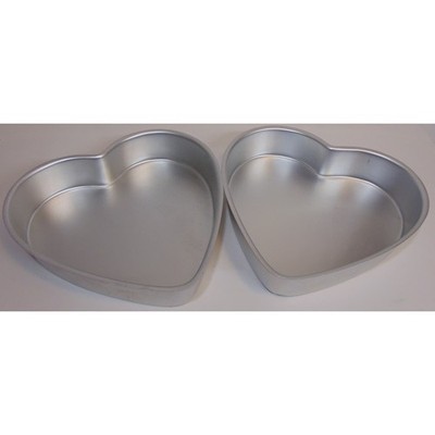 Wilton Cake Pans Hearts Love Mold Valentine's Wedding 9.5'' Baker Chef Making X 2