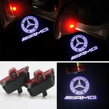 2pcs For Mercedes-benz Led Door Lights Projector Courtesy Ghost Shadow Laser