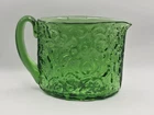 1967 Blenko Joel Myers #6730 Olive Textured Embossed Blown Glass Pitcher