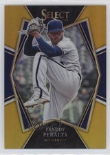 2022 Panini Select Premier Level Gold Prizm 8/10 Freddy Peralta #168 10k8