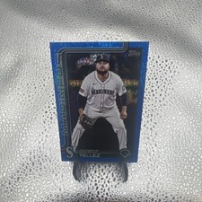 Topps Update Series 2025 Rowdy Tellez Seattle Mariners Blue Holofoil #US19 /150