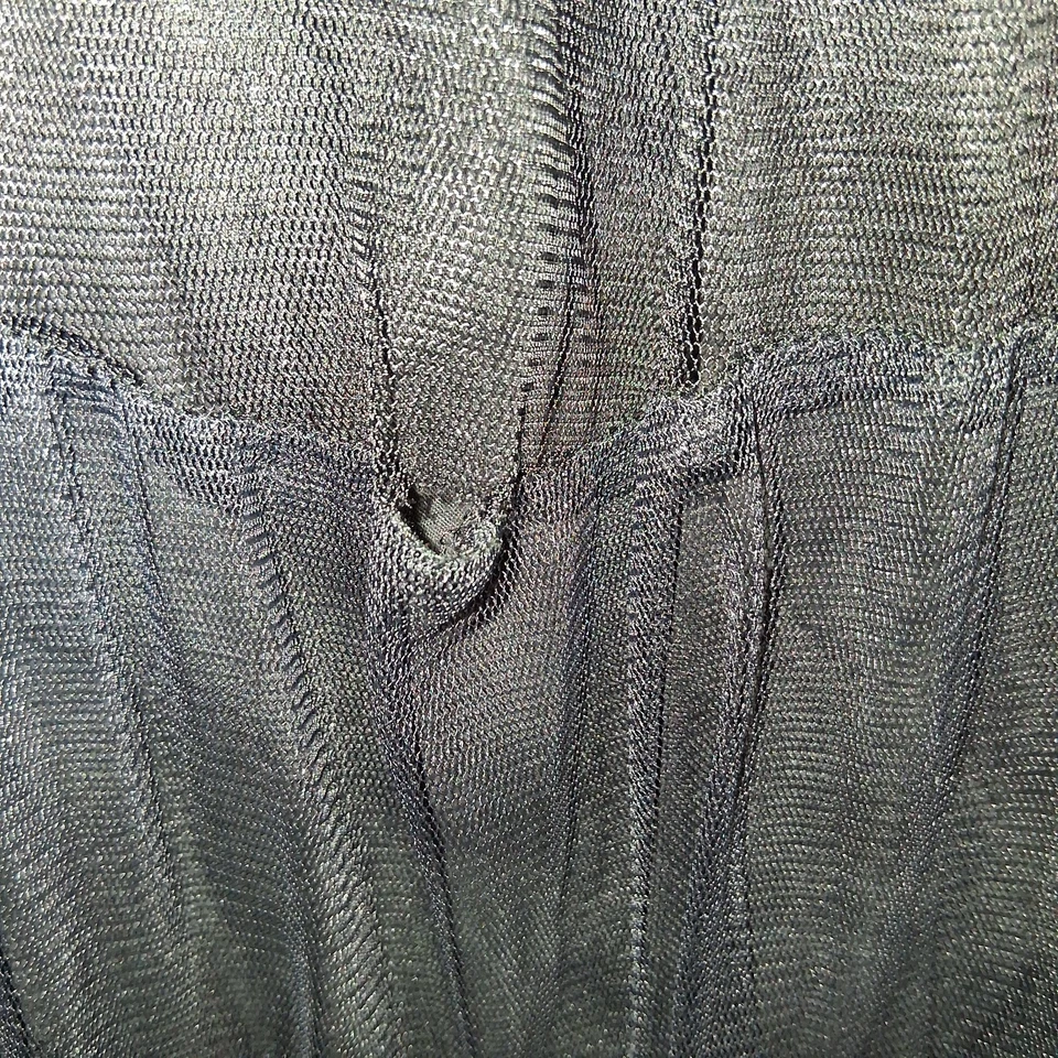 Etcetera Mujeres Negro En Niveles Tul Falda Enagua Mediana Bruja Capricho ¡Leer! Foto 3 de 4