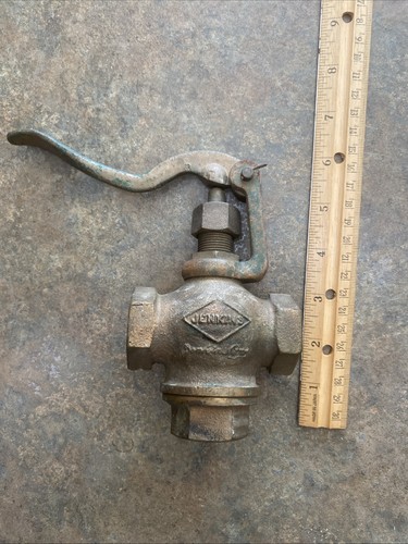 Brass Jenkins 3/4 Train Steam Whistle Brass Valve