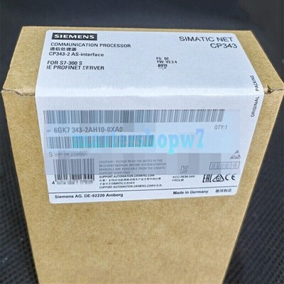 6GK7343-2AH10-0XA0 NEW SIEMENS 2AH10-OXAO S7-300 CP 343-2P 6GK7 343-2AH10-0XA0