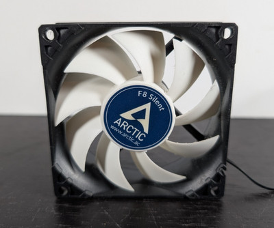 ARCTIC F8 Silent 80mm Case Fan 3-Pin DC 12V Quiet PC Cooling | eBay