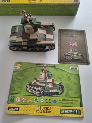 Cobi 2520 Vickers MK. E Type B Panzer Komplett