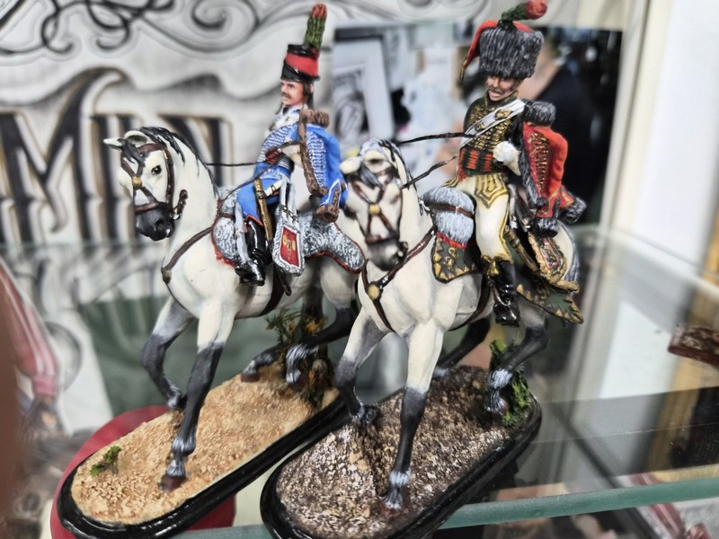 54mm ST Petersburg Mounted HUSSAR  X2