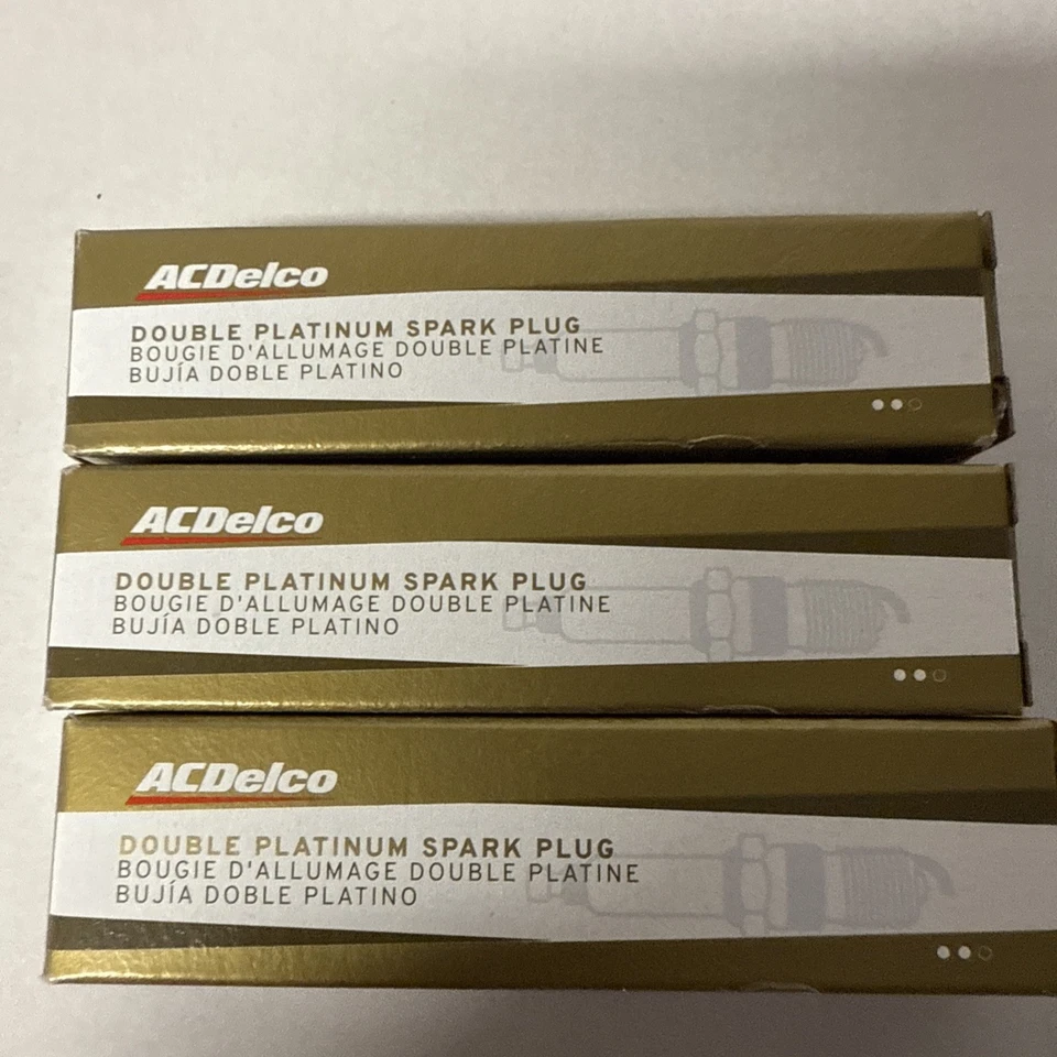 NUEVO AC Delco Doble Platino Bujías 41-810 Juego de 3 Foto 2 de 4