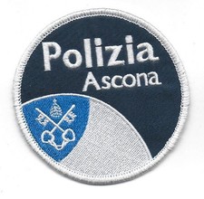 SCHWEIZER POLIZEI ASCONA patch Abzeichen police swiss mod 3