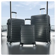 Olympia USA Lancer Plus 3-Piece Expandable Hardside Luggage Set