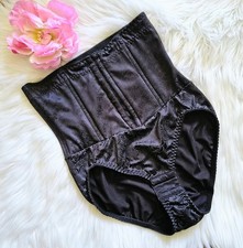 Vintage 90s Bali SATIN Boned Hi-Waisted Extra Firm Tummy Control Brief M/6 NWOT