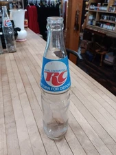 RC Cola Return-For-Deposit Glass Soda Bottle With ACL Label