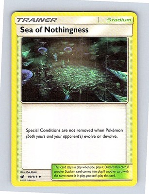 Sea of Nothingness 99/111 SM - Crimson Invasion Uncommon NM