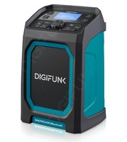 Builders Work Site Radio | DAB+ FM Bluetooth AUX | Rechargeable | Similar Makita