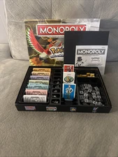 Monopoly Pokémon JOHTO Region Collectors Edition Board Game 100% Complete