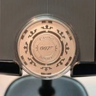 007 Casino Royale Poker Chip .999 Silver 1 oz Round 2023 Tuvalu $1 Silver Coin