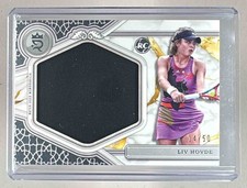 LIV HOVDE 2024 Topps Royalty Tennis Rookie Jumbo Patch Relic #'d /50 RC