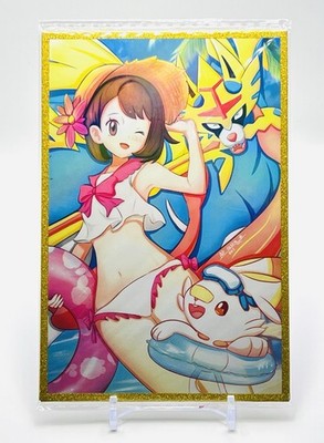 Gloria with Zacian & Scorbunny Pokemon Art Board-Gold Hit Trainer Edition  ️  