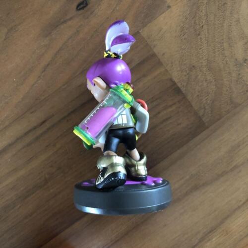 Nintendo Amiibo Alt Color Splatoon Inkling Green Girl, Orange Squid, Purple Boy - Picture 10 of 10