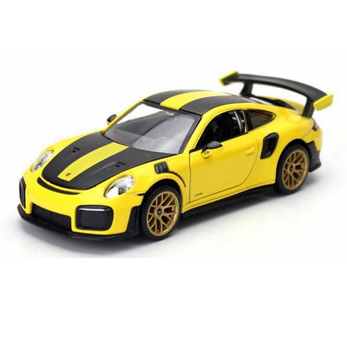132 Porsche 911 GT2 RS Model Car Diecast Pull Back Toy Cars for Kids