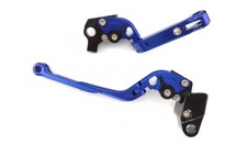 Paire Leviers Repliables Bleus Pour HONDA NSR 125 NSR125 NSR-125 JC22 1996-2003
