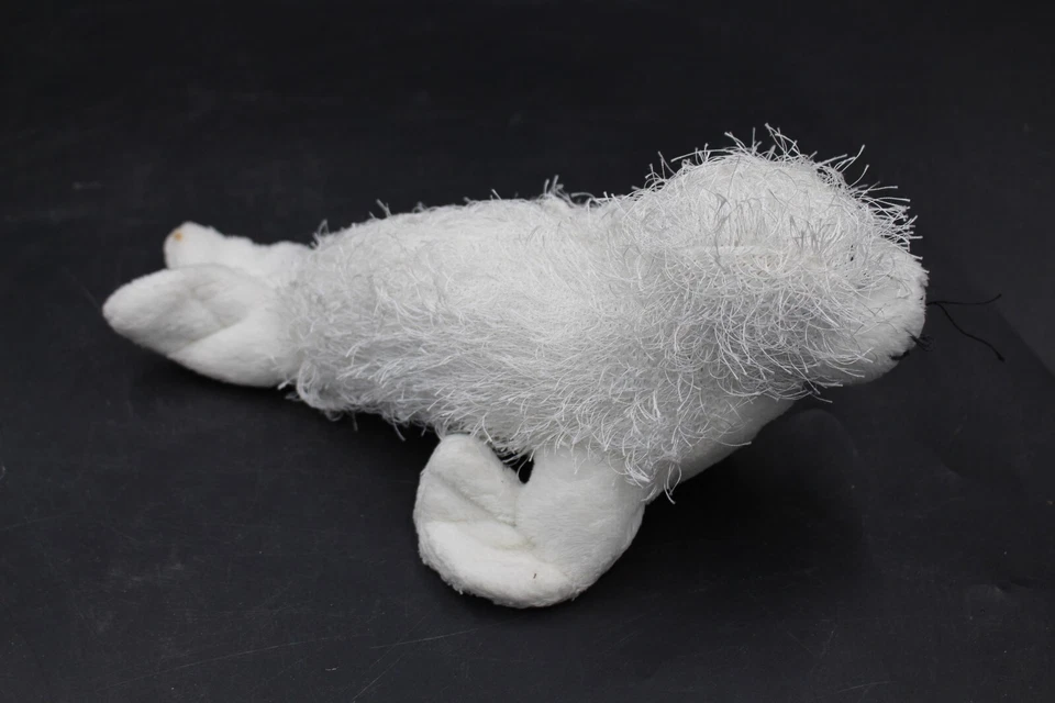 Ganz Webkinz White Spiky Seal Plush Stuffed Animal NO CODE HM023 Toy 10" - Image 2 of 4