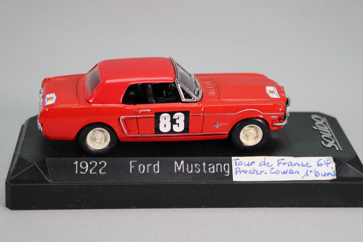 Miniature Solido 1/43 - Ford Mustang Tour France 1964, Rouge, Collection