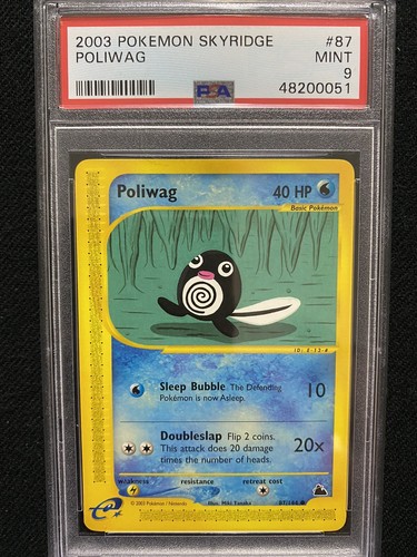 Poliwag graded PSA 9 for sale on eBay