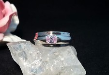 Ring Silver 925 with Amethyst Size 51 (16.2 mm Ø)
