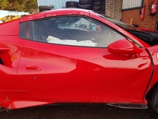 FERRARI F8 SPIDER 2019 - 2023 DIRVER SIDE RIGHT BARE DOOR PANEL IN RED