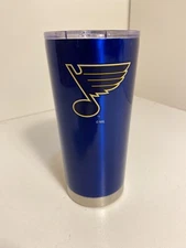 St. Louis Blues NHL 20oz Blue Tumbler Cup Mug Boelter Brand - Read