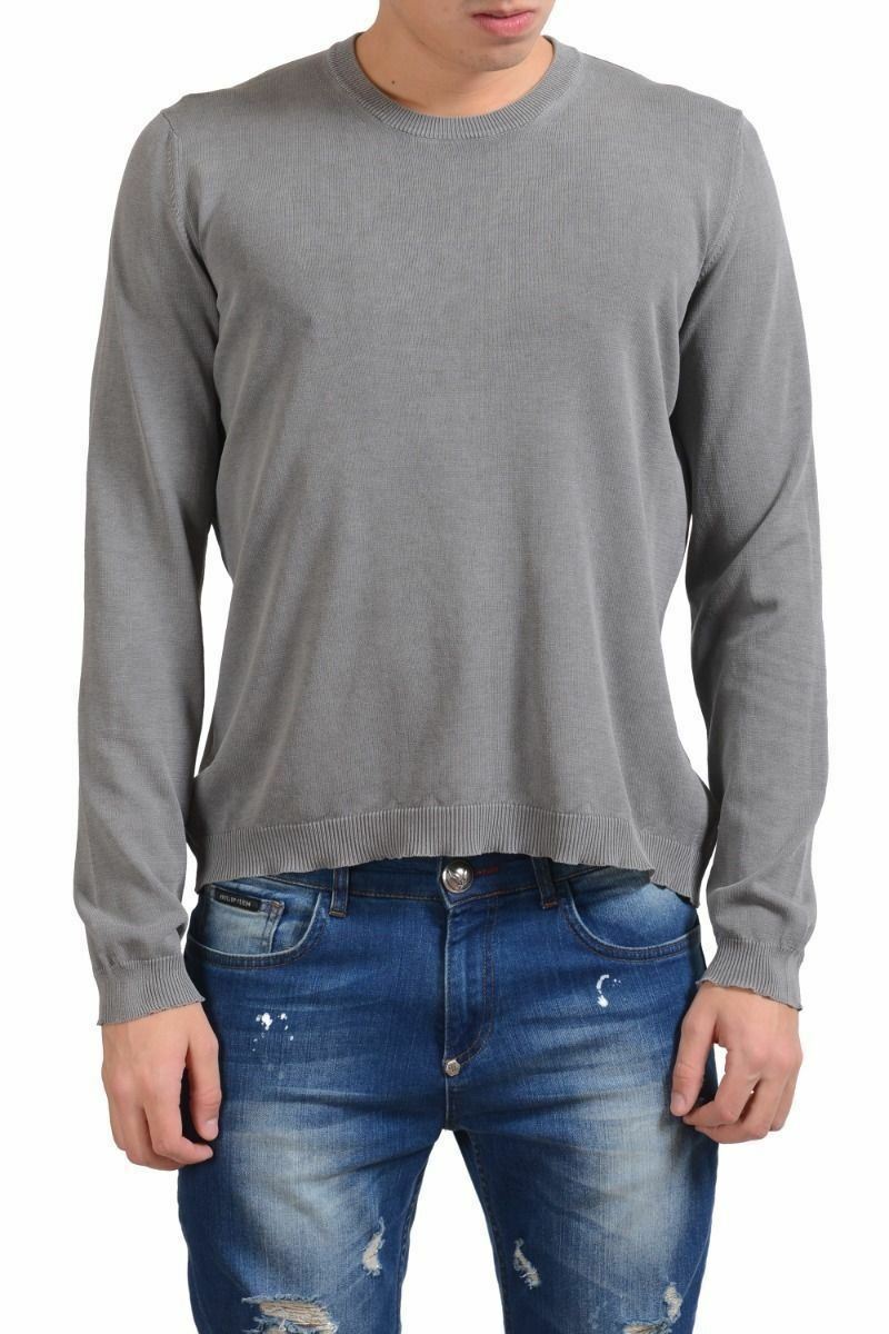 Мужской серый свитер с круглым вырезом Malo Размер M L XL 20690₽