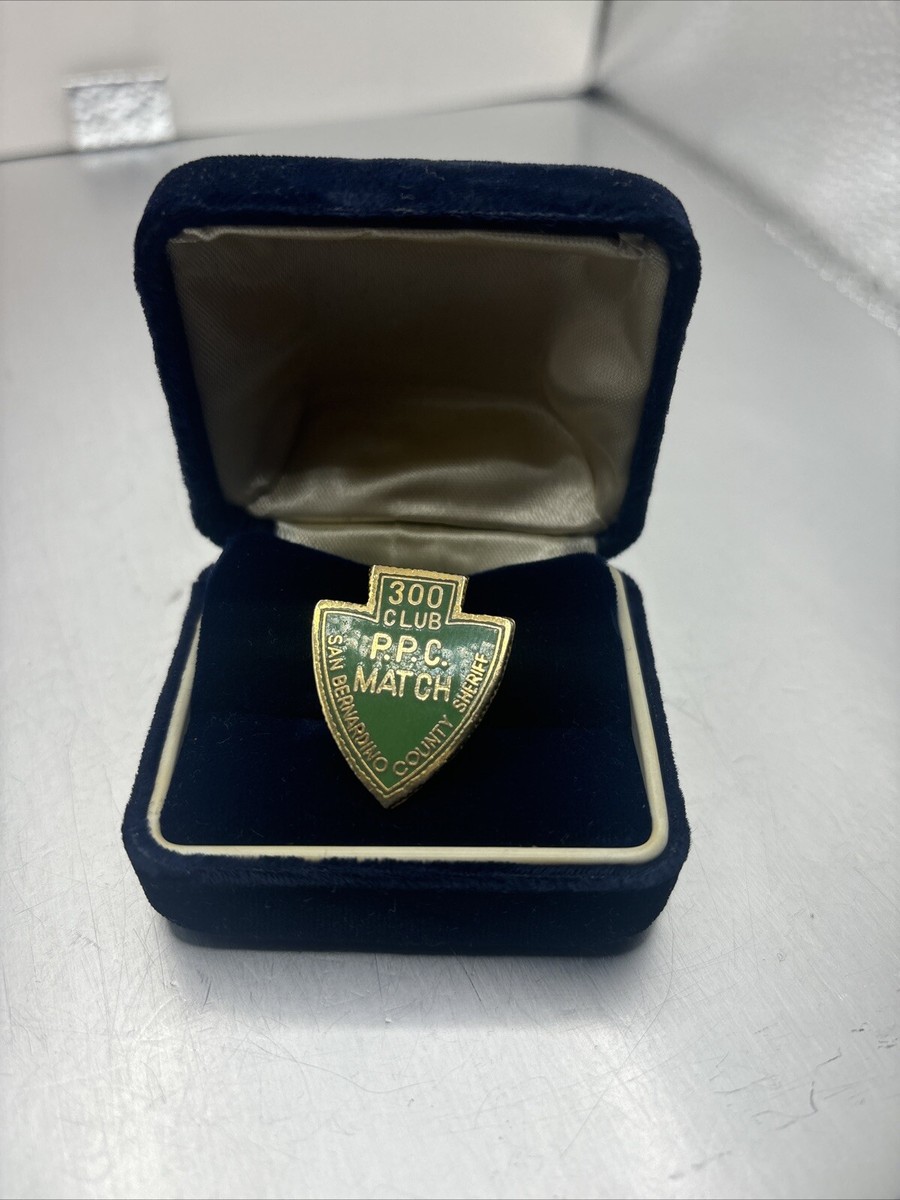 VINTAGE San Bernardino California Sheriff Gold Arrowhead 300