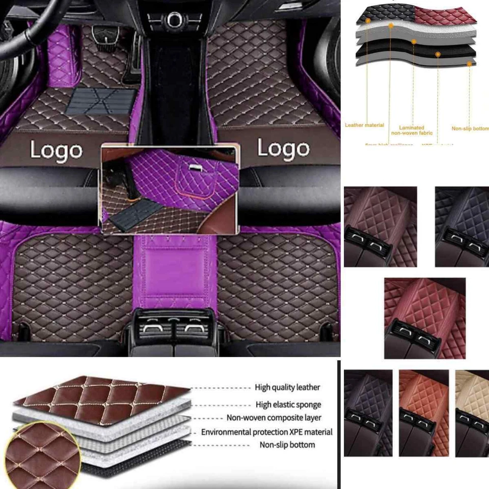 Alfombrillas personalizadas impermeables forros originales de bolsillo hechas a mano para GMC Foto 3 de 4