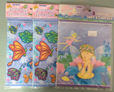KINDERPARTY BEUTETÜTEN - SCHMETTERLING & PRINZESSIN