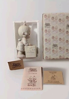  RETIRED VTG 1987 Precious Moment ''Sharing is Universal'' Symbol of Membership  