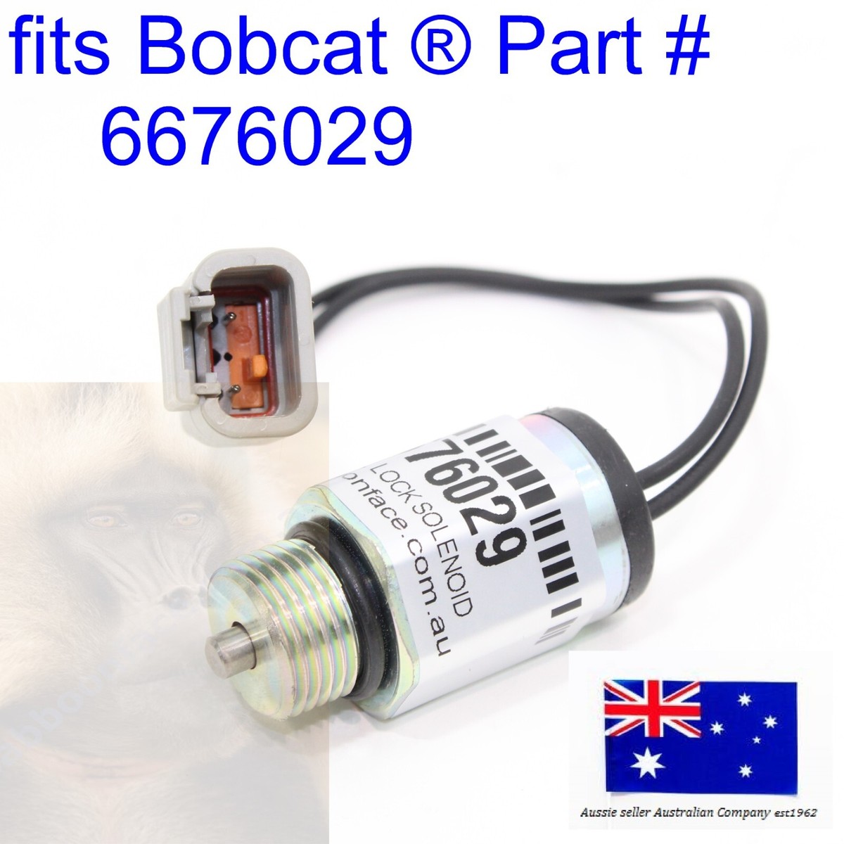 fits Bobcat Spool Lock Solenoid 6676029 751 753 763 773 863 864 