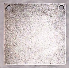AR500 Steel Target Square Gong 1/2" X 8"