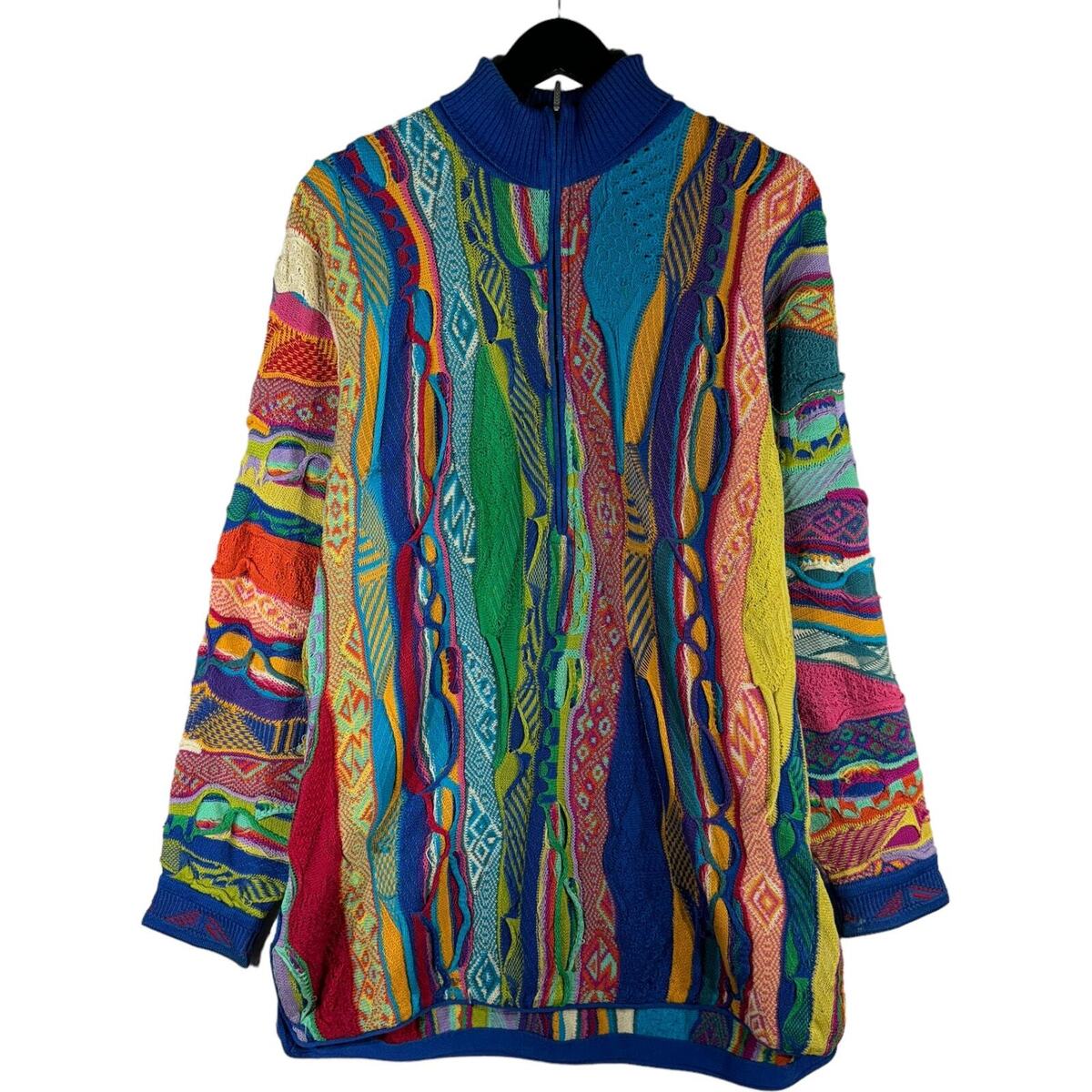 Vintage Coogi 3D Knit 1/2 Zip Sweater | eBay Vintage Coogi 3D Knit 1/2 Zip Sweater | eBay