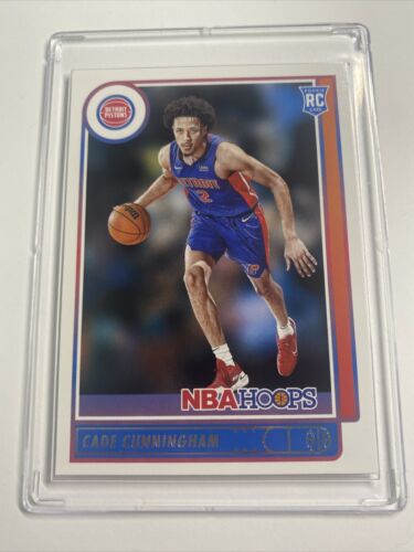 CADE CUNNINGHAM ROOKIE /1st PRO-RC 2021-22🏀NBA HOOPS PISTONS #201⭐️LOWEST💲