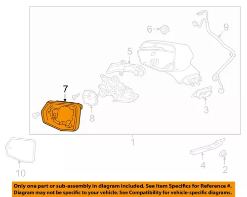 GM OEM 19-23 XT4,XT5,XT6 Front Door Outside Mirrors-Bezel 84441691