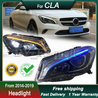 Paar Upgrade LED Projektor Scheinwerfer Für Mercedes Benz CLA W117 2014-2019 L+R