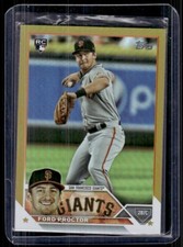 2023 Topps Series 2 Rookie Gold Foil Ford Proctor Rookie #472 San Francisco