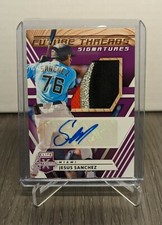 2020 Elite Extra Edition Future Threads Jesus Sanchez Auto /25 Patch RC 15/25