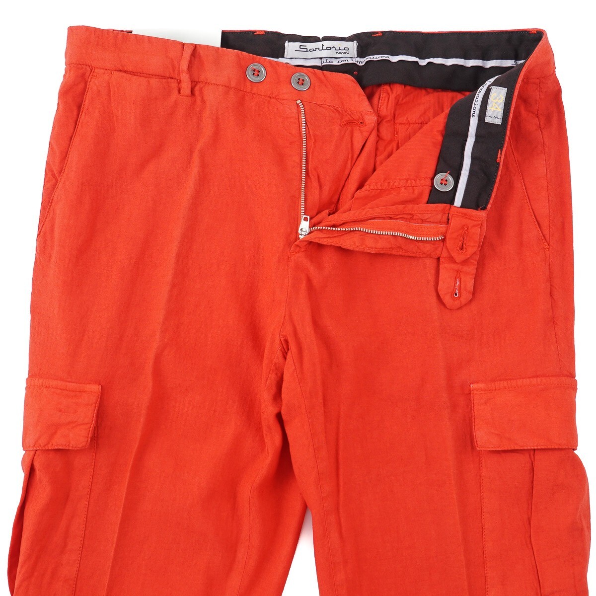 Pantalon Habillé Sartorio By Kiton - Taille 58 (US 42) - Laine/élasthanne Beige Clair - Neuf Avec étiquettes