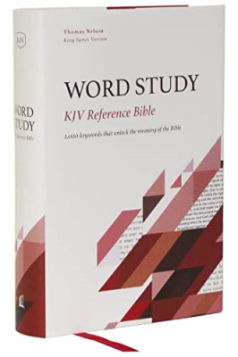 KJV, Wortstudien-Referenzbibel, Hardcover, roter Buchstabe, - gebunden NEU Nelson, T