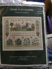 Imaginating Counted Cross Stitch "Garden" New Sealed Kit 2661 15x15 Aida Cloth
