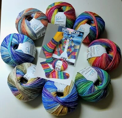 ONline Supersocke 6-fach, Sort. 349, Merino-Color, Sockenwolle, Wolle, NEU! 150g