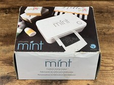 BRAND NEW-Silhouette America Mint-Custom Stamp Maker Kit-W- 4 Ink Bottles-Op-Box