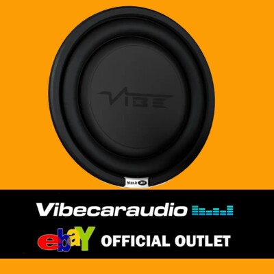 Vibe BLACKAIR10D2S-V2 - 10'' Ultra Slim Car Subwoofer Bass Woofer 900W Max Power
